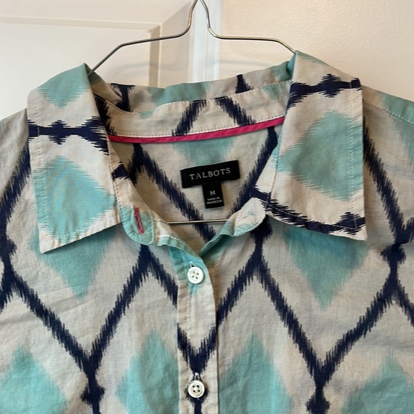 Talbots pattern top - Picture 2 of 5